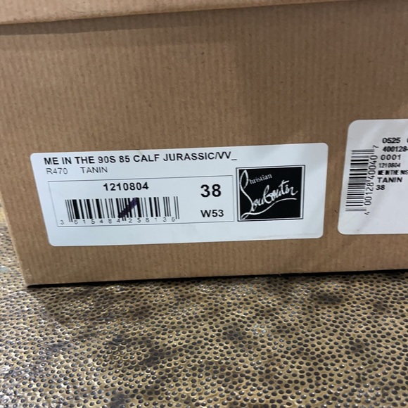 CHRISTIAN LOUBOUTIN Me in the 90s Burgundy Boot 38 - Picture 6 of 12